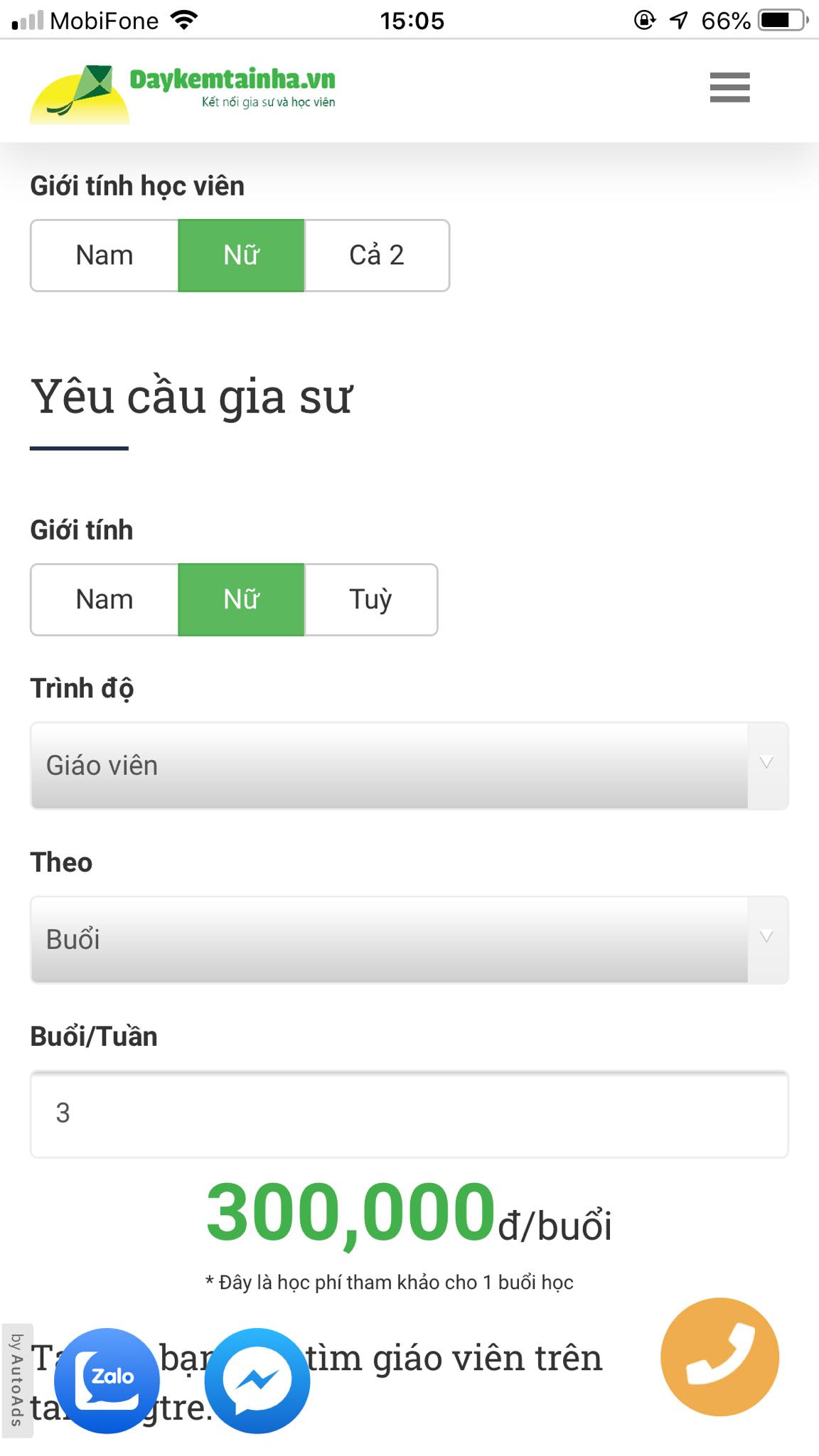 Học phí Nhảy hiện đại